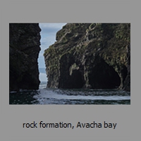 rock formation, Avacha bay